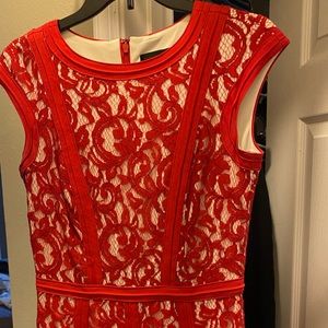 Tadashi Shoji Red Coral Gorgeous Dress